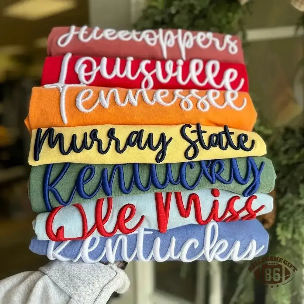Personalized 3D PUFF Embroidery Sweatshirt Custom Mascot or Name