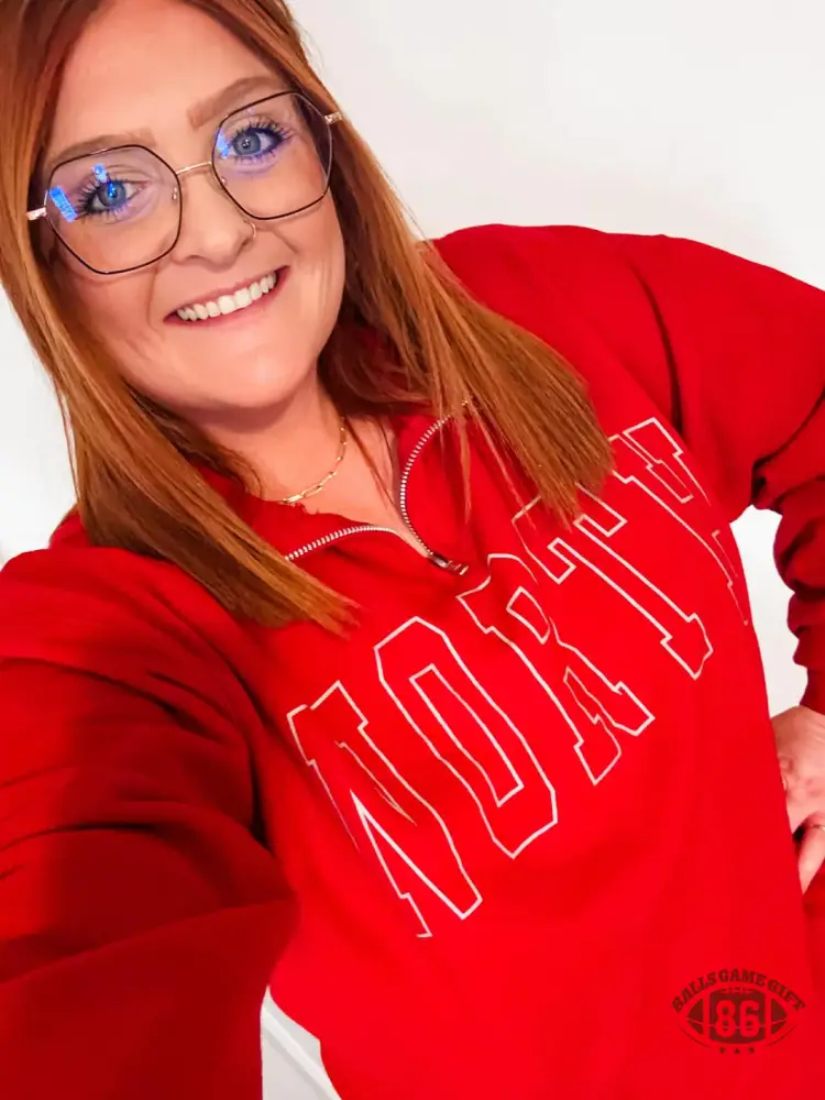 Personalized School Spirit Game Day Quarter Zip