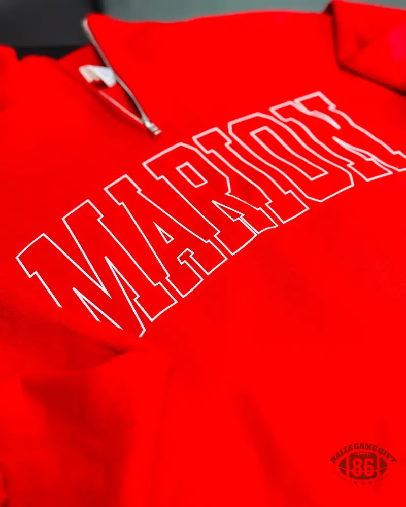 Personalized School Spirit Game Day Quarter Zip