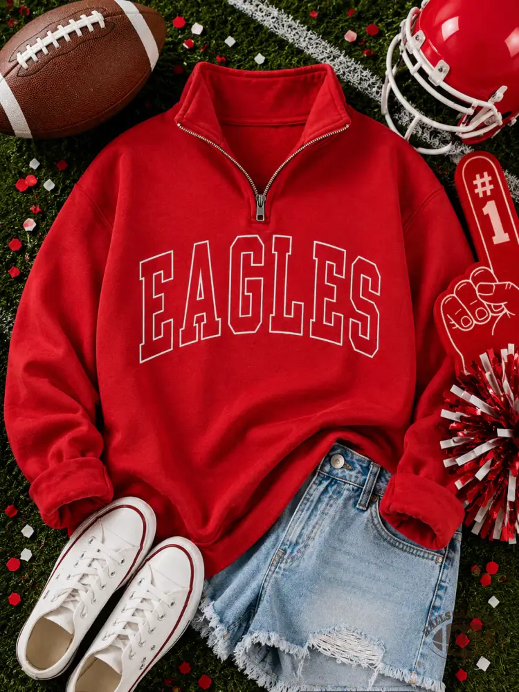 Personalized School Spirit Game Day Quarter Zip