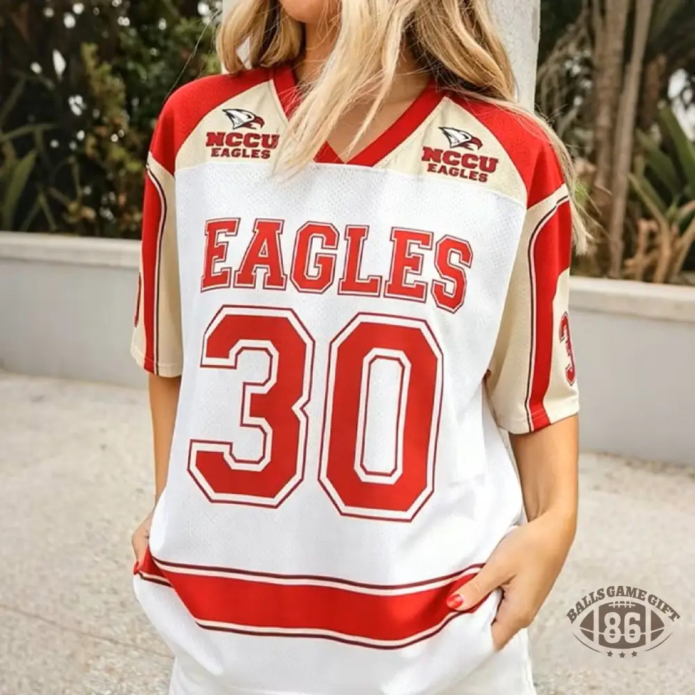 Personalized Team Name Game Day V Neck Oversized Sports T Shirt, Customized High School Team Spirit Fan Jersey Top