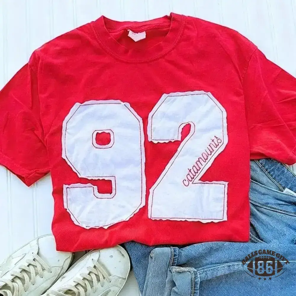 Sports Number Embroidered Crewneck Team or Player Name Sweatshirt