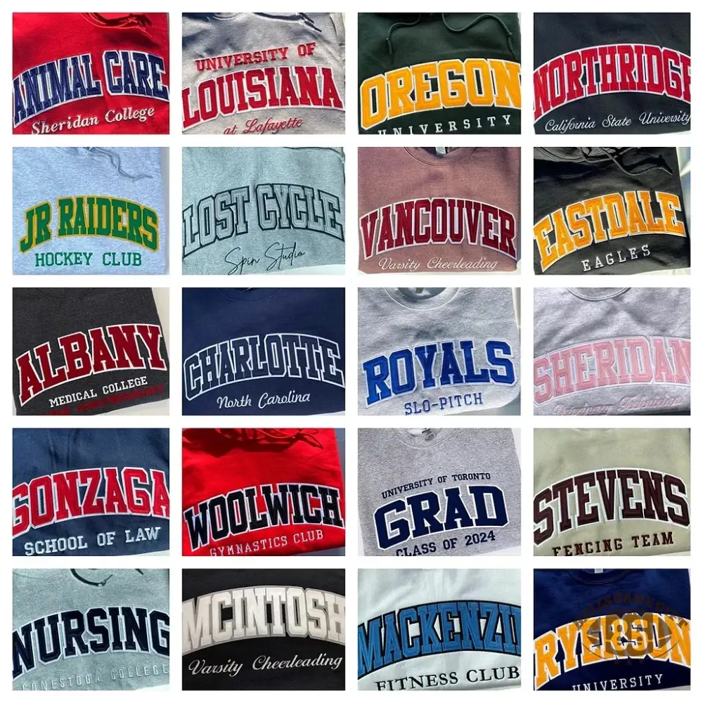 Personalized Tackle Twill Sweatshirt, College Team Club Sweaters