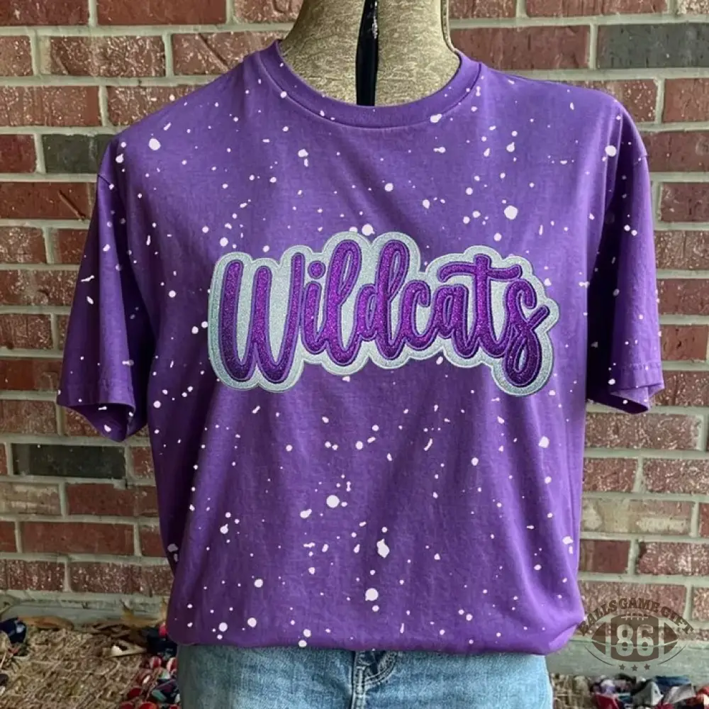 Personalized Team Name Splatter Embroidered Shirt – Custom Team Spirit Tee & Gift