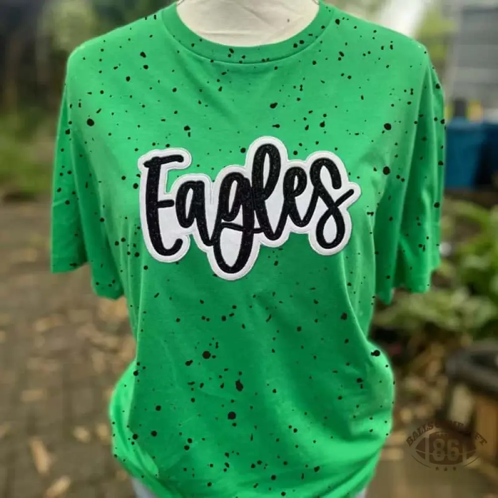Personalized Team Name Splatter Embroidered Shirt – Custom Team Spirit Tee & Gift