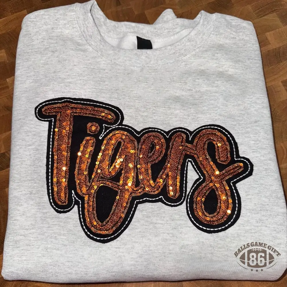 Personalized Team Name Sweatshirt Sequin Applique Coquette Side Bow Sweatshirt