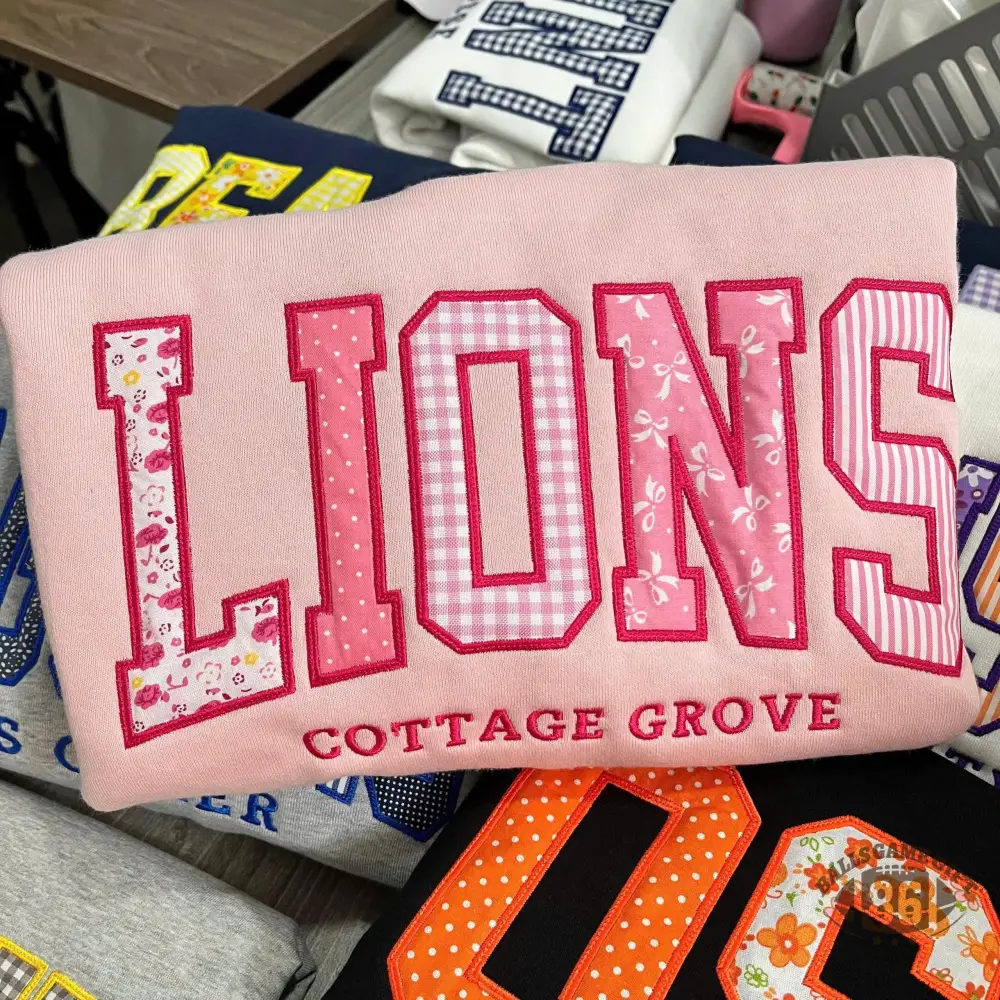 Personalized Varsity Team Name Pullover, Sorority Bid Day Sweatshirt, Custom School Spirit Gift