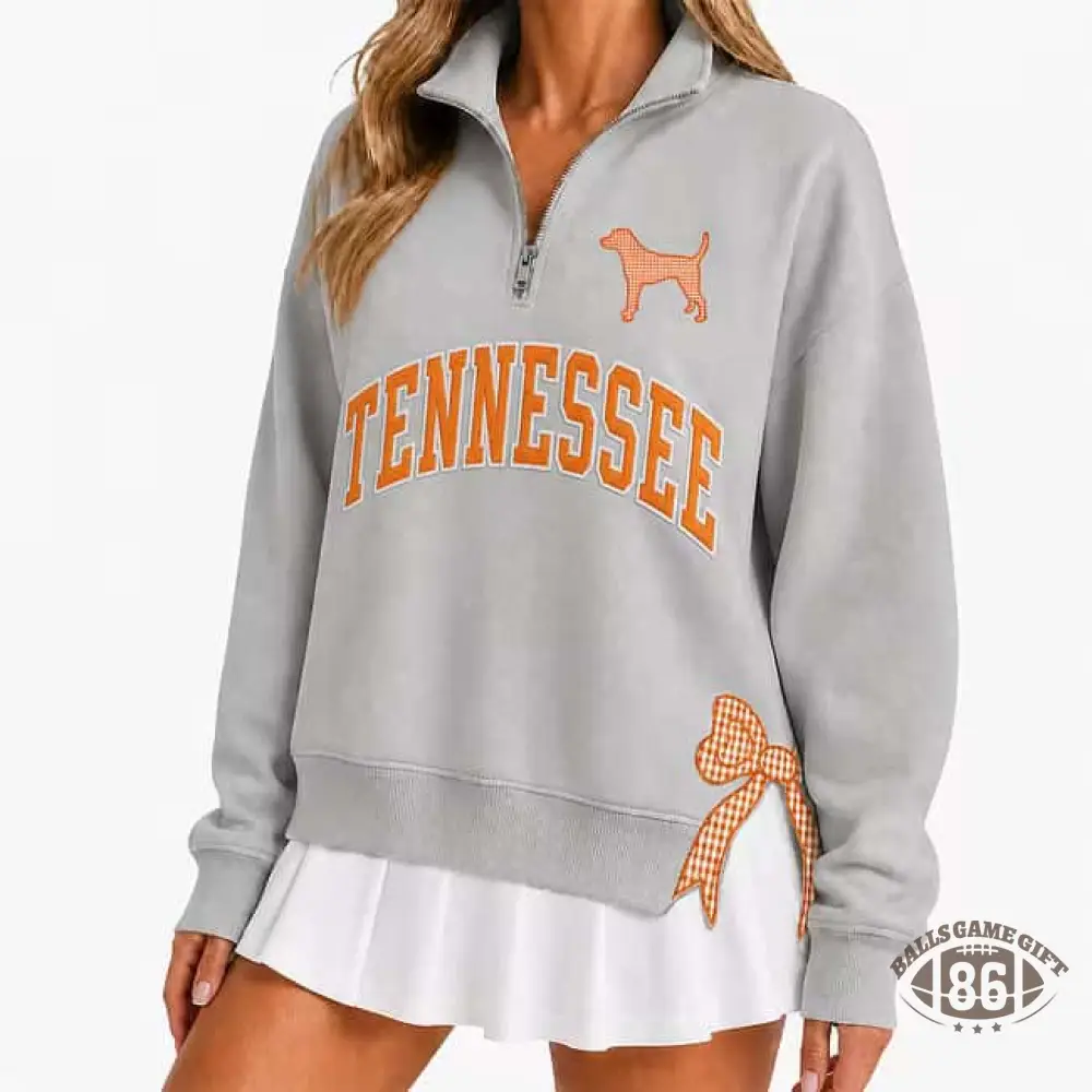 Polka Dot Custom Team  Quarter Zip Pullover, Personalized Game Day Mascot Logo & Butterfly Side Detail Sweatshirt