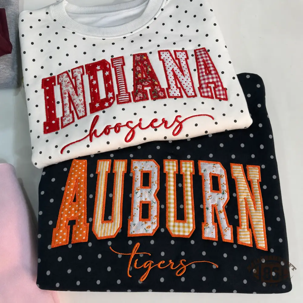 Preppy College Letter Patch Sweatshirt, Casual Polka Dot Oversized Crewneck for Women