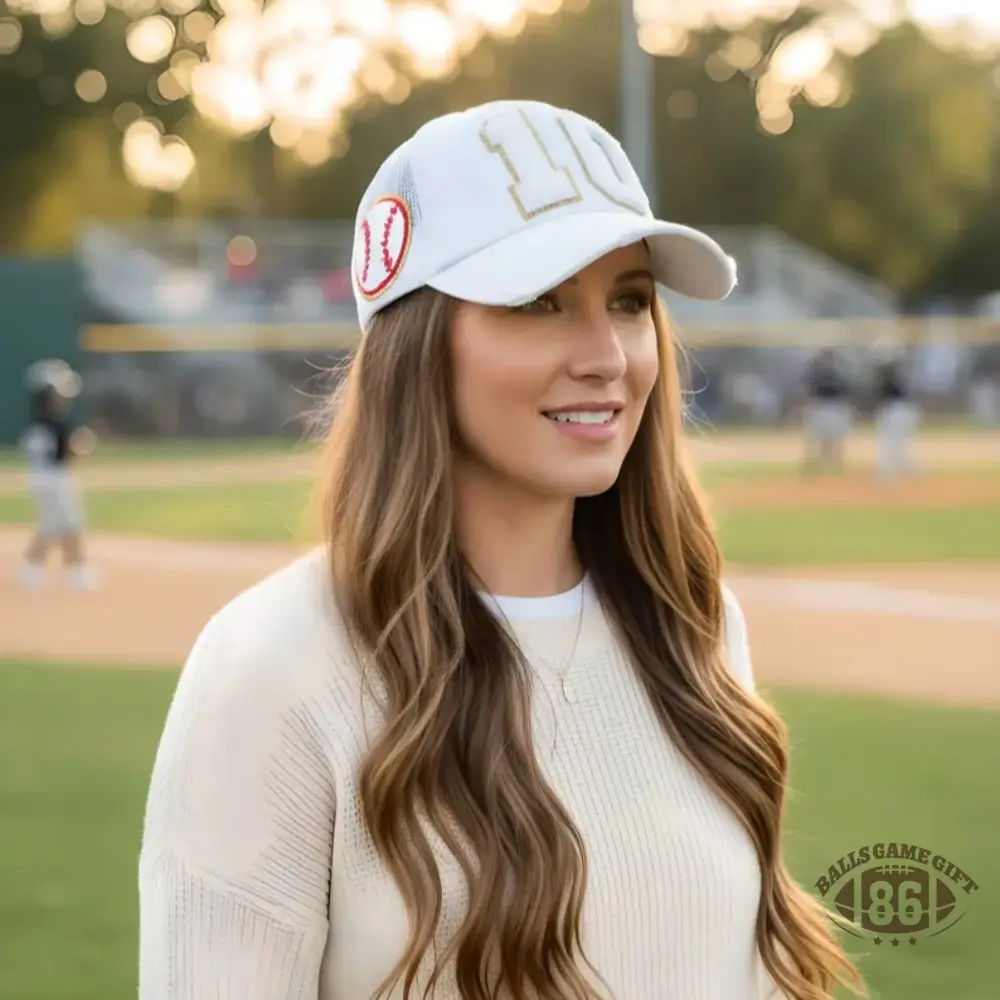 Preppy Custom Varsity Number Sport Patch Distressed Mesh Baseball Trucker Cap