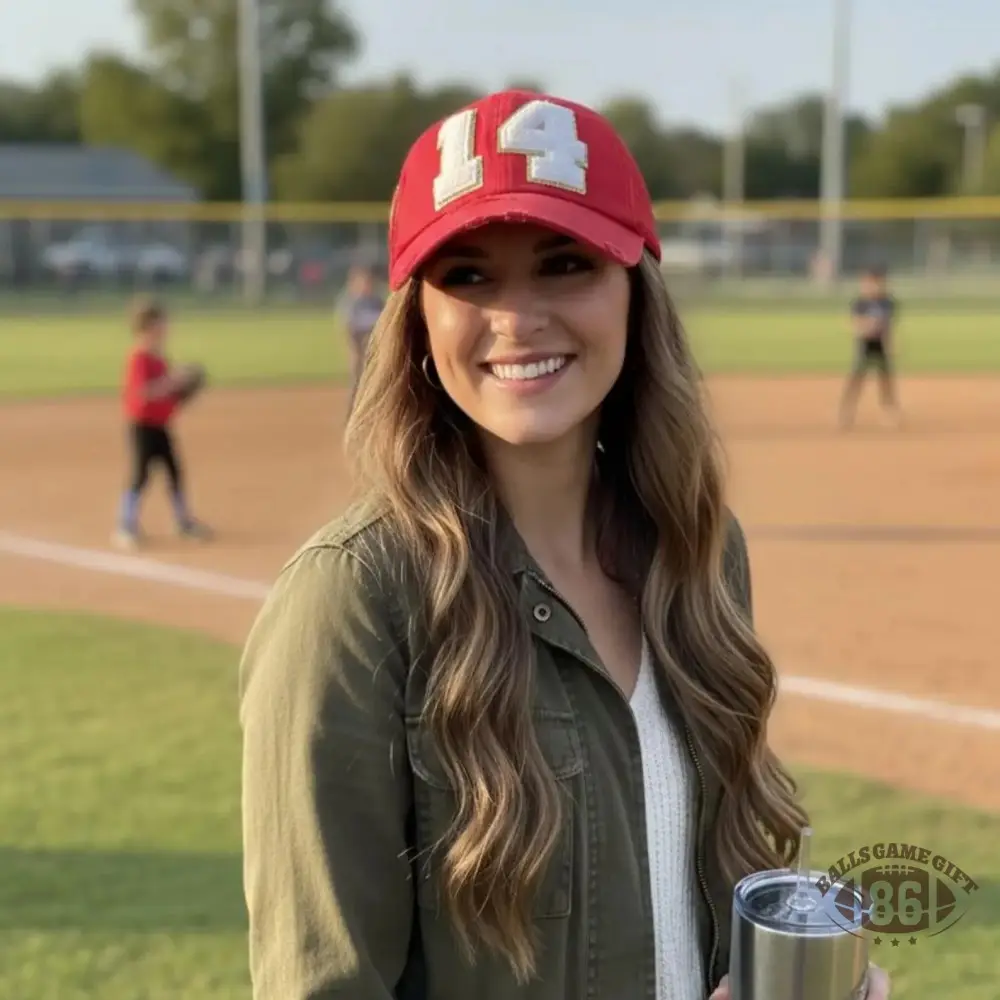 Preppy Custom Varsity Number Sport Patch Distressed Mesh Baseball Trucker Cap