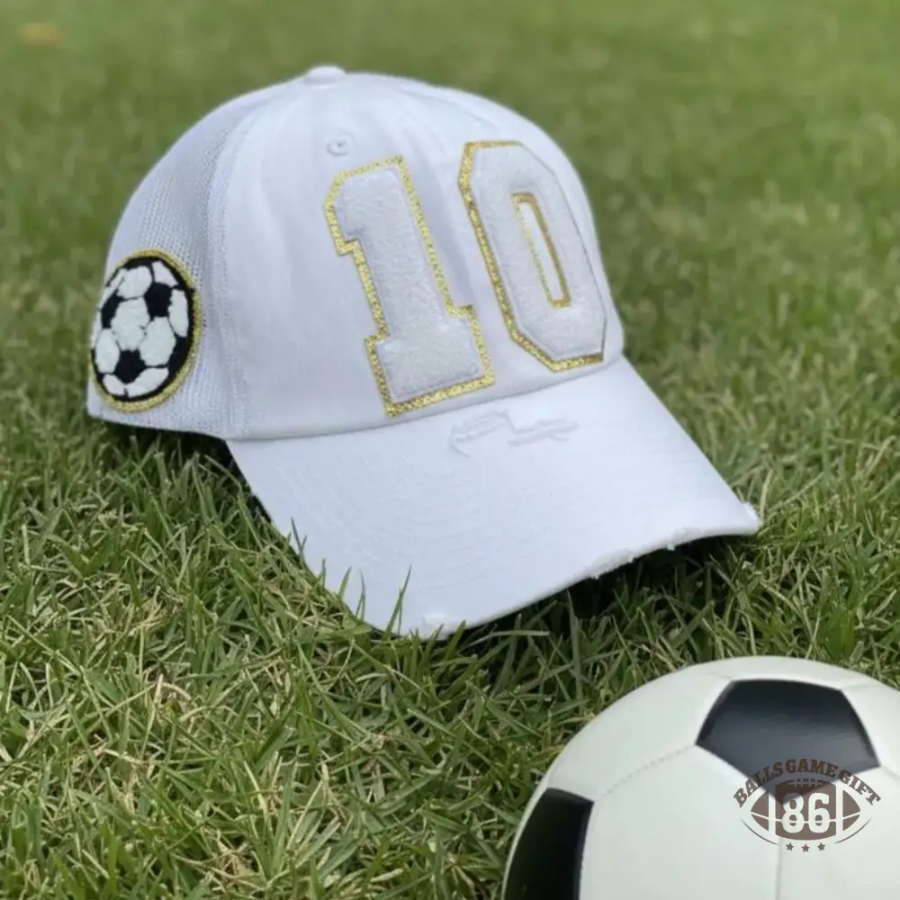 Preppy Custom Varsity Number Sport Patch Distressed Mesh Baseball Trucker Cap