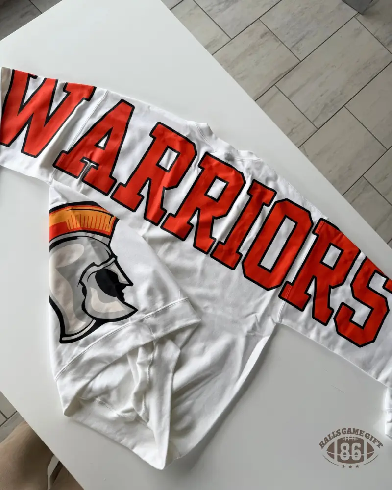 Retro School Spirit Sweatshirt – Oversized Varsity Style Top