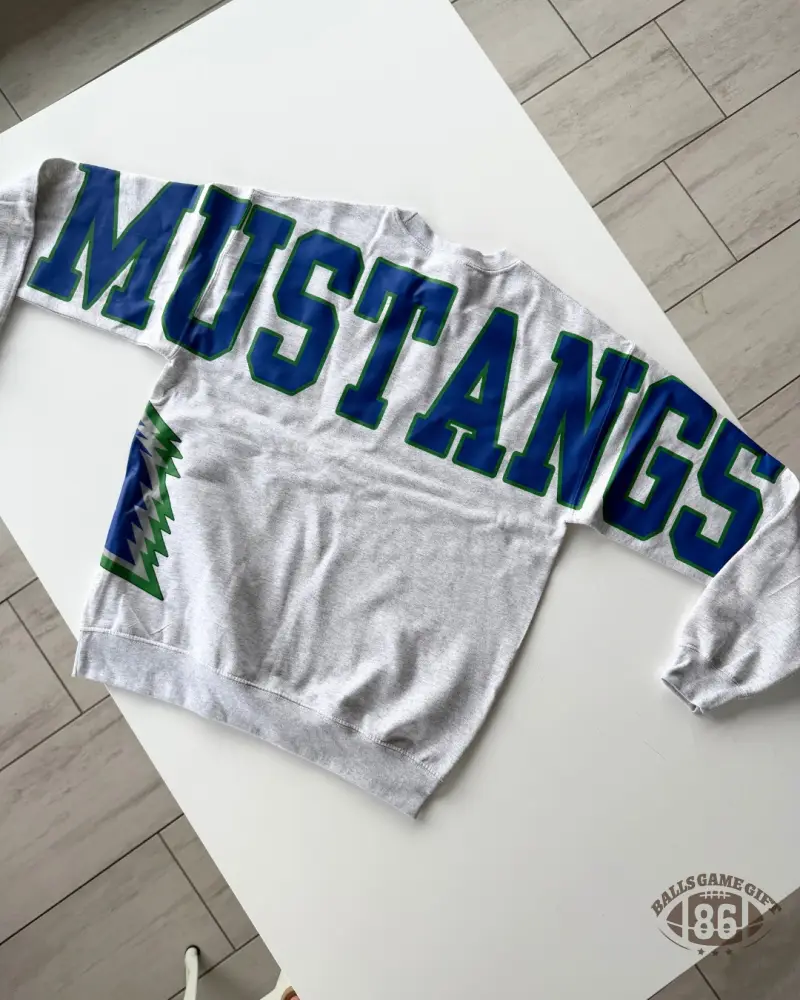 Retro School Spirit Sweatshirt – Oversized Varsity Style Top