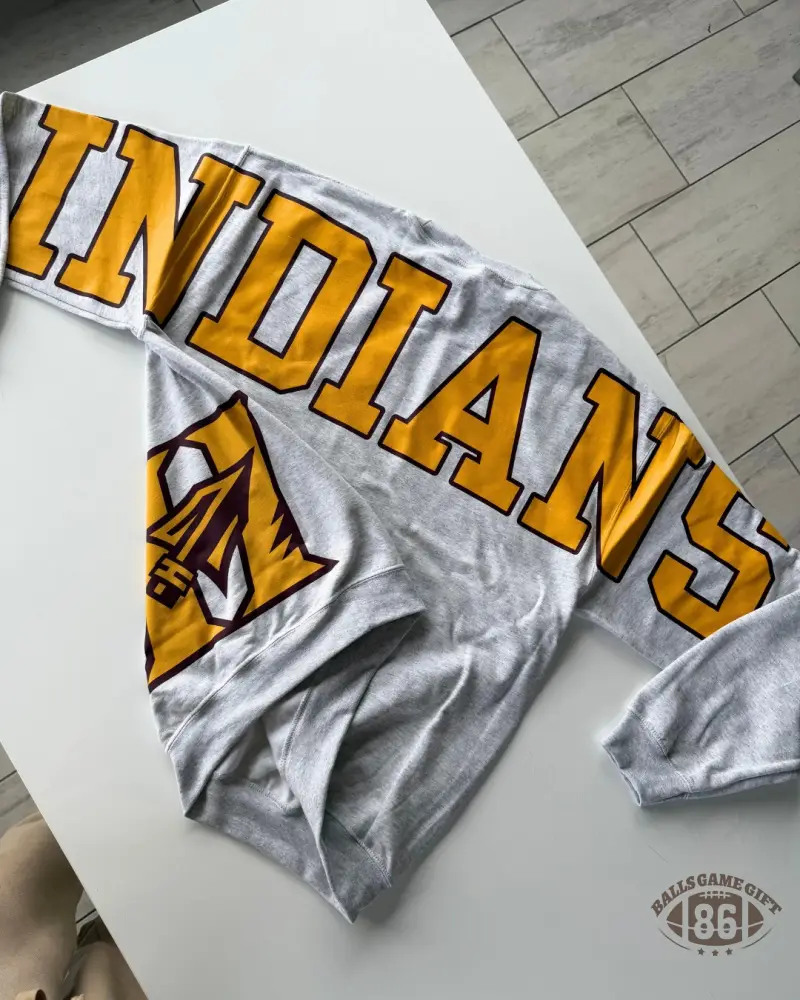 Retro School Spirit Sweatshirt – Oversized Varsity Style Top