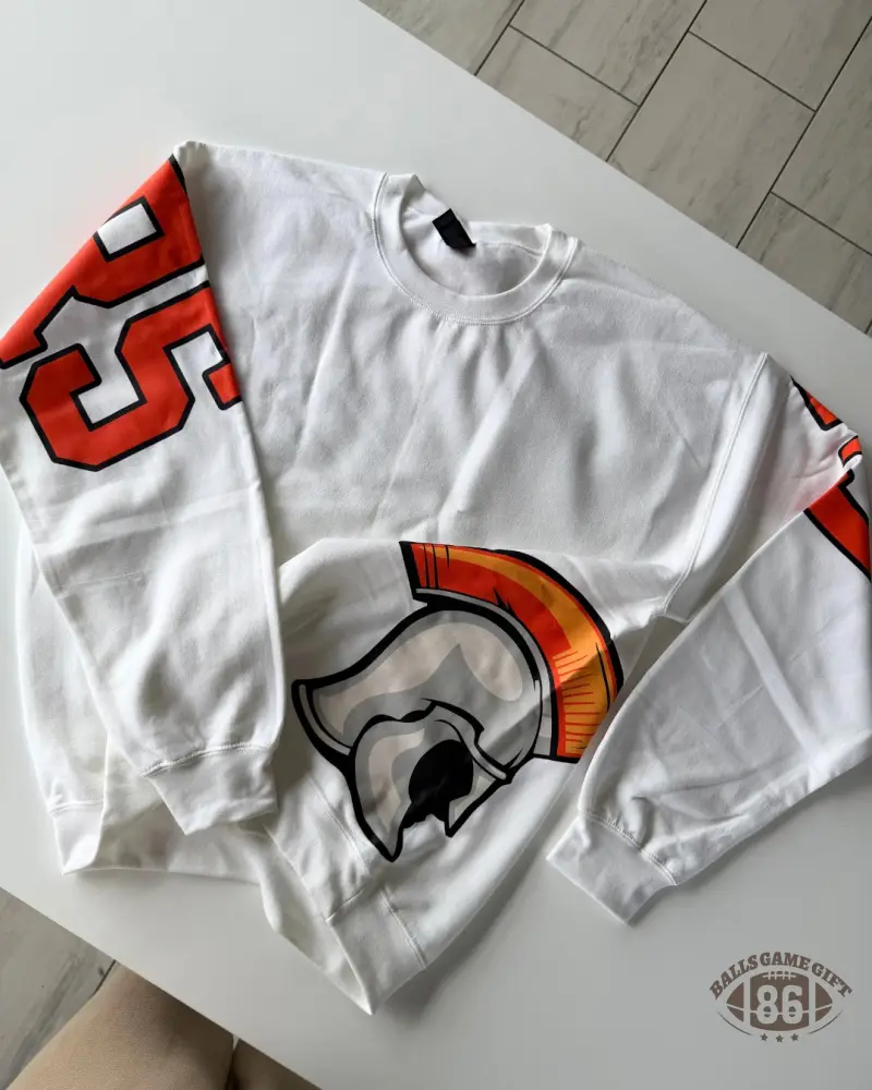 Retro School Spirit Sweatshirt – Oversized Varsity Style Top