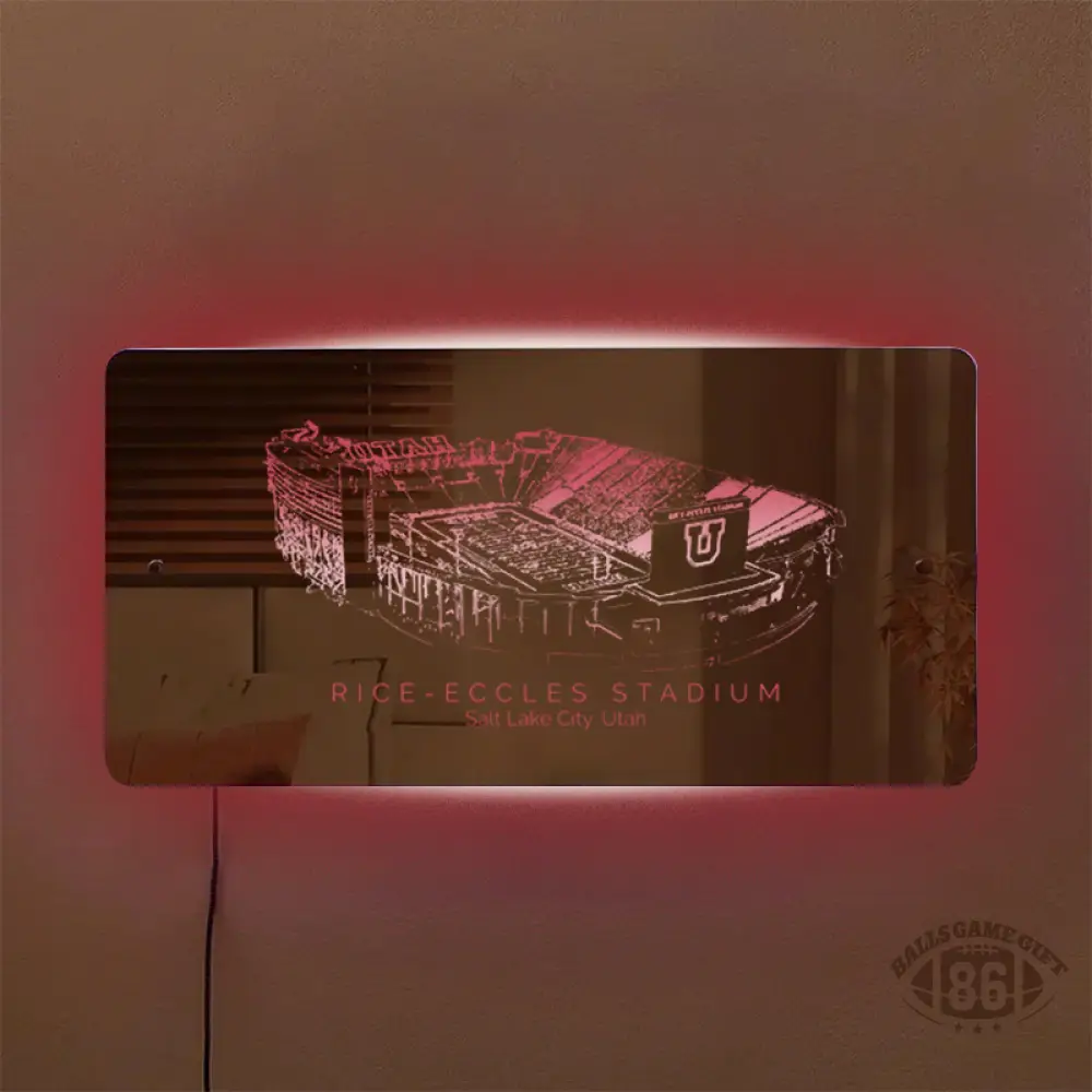 Rice–Eccles Stadium Mirror Light-Gifts For Sports Lovers