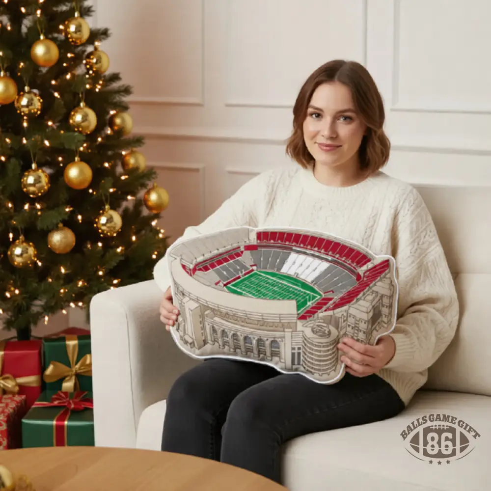 Saban Field At Bryant Denny Stadium Plush Pillow