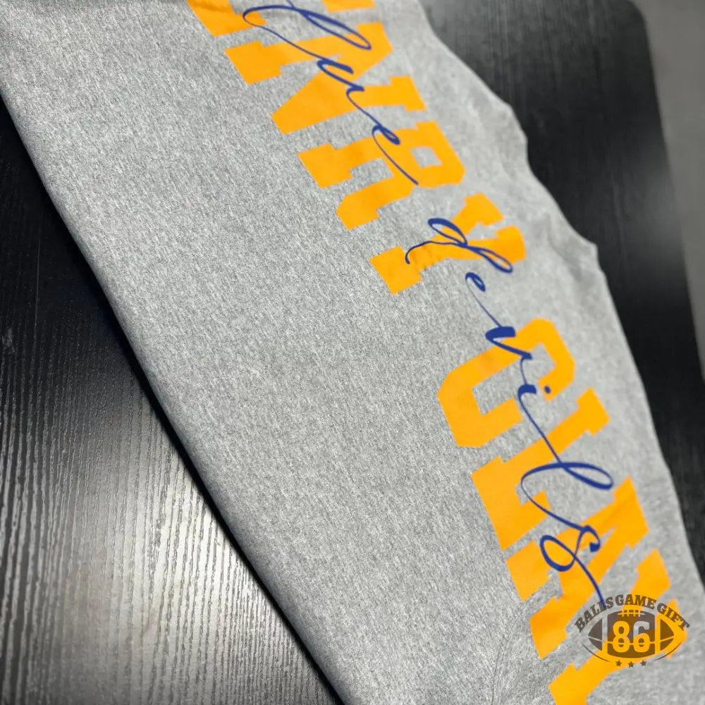 Solid Custom Back Print Sweatshirt For Sports Fans