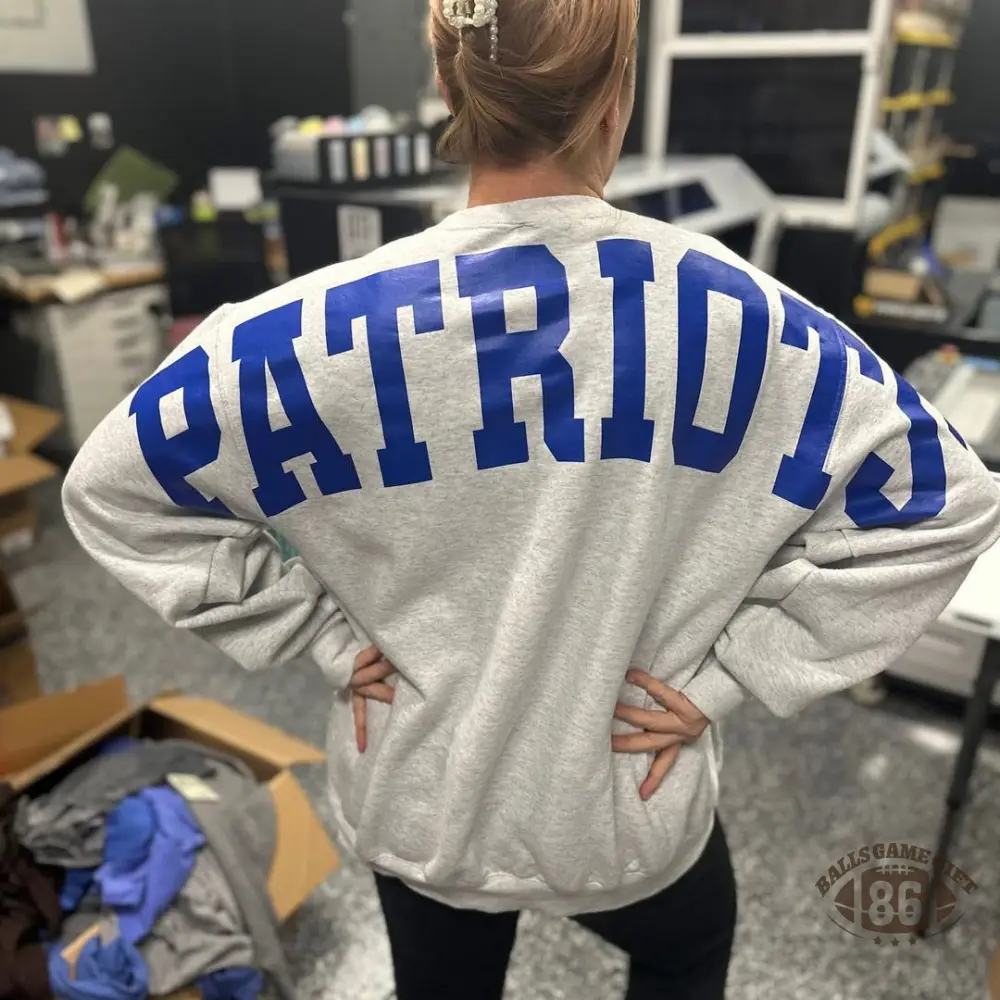 Solid Custom Back Print Sweatshirt For Sports Fans