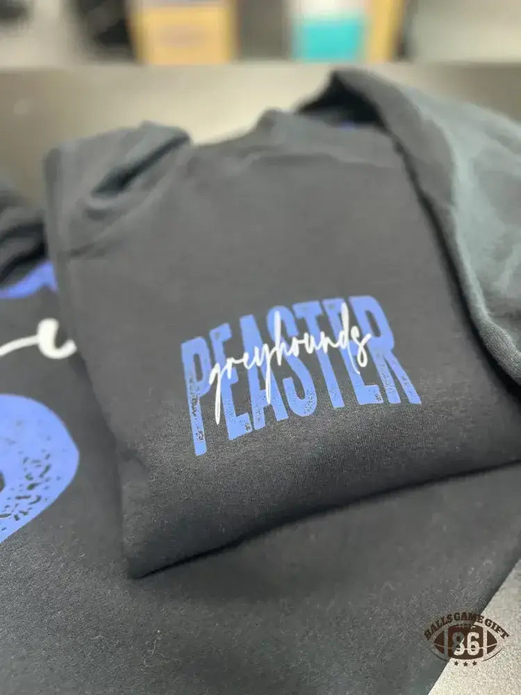 Solid Custom Back Print Sweatshirt For Sports Fans