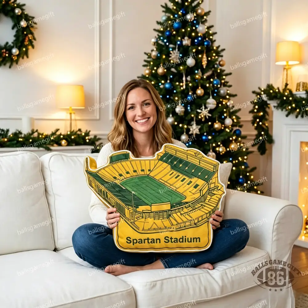 Spartan Stadium Plush Pillow