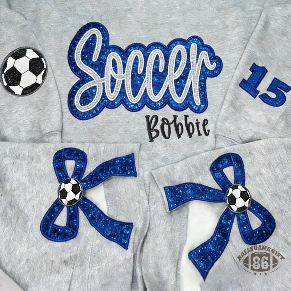 Proudstitch Sport Mom Side Bows Apparel Team Spirit Customizable Sweatshirt Hoodie