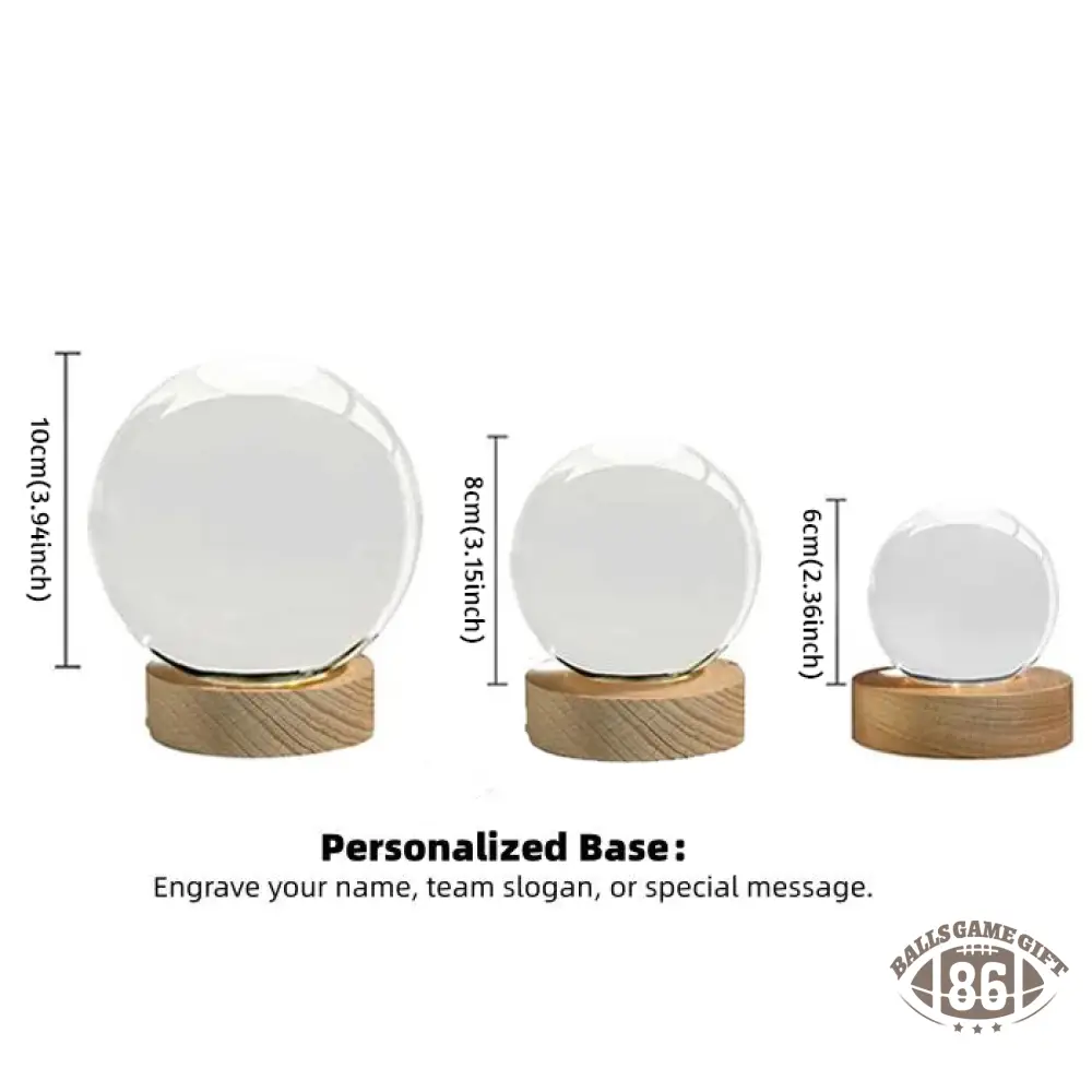 Tiger Stadium 3D Spherical Crystal Ball Lamp