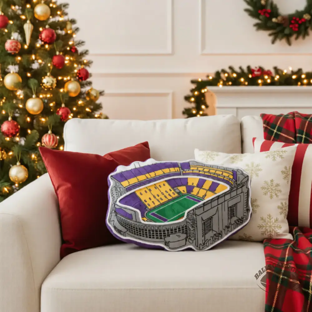 Tiger Stadium Plush Pillow