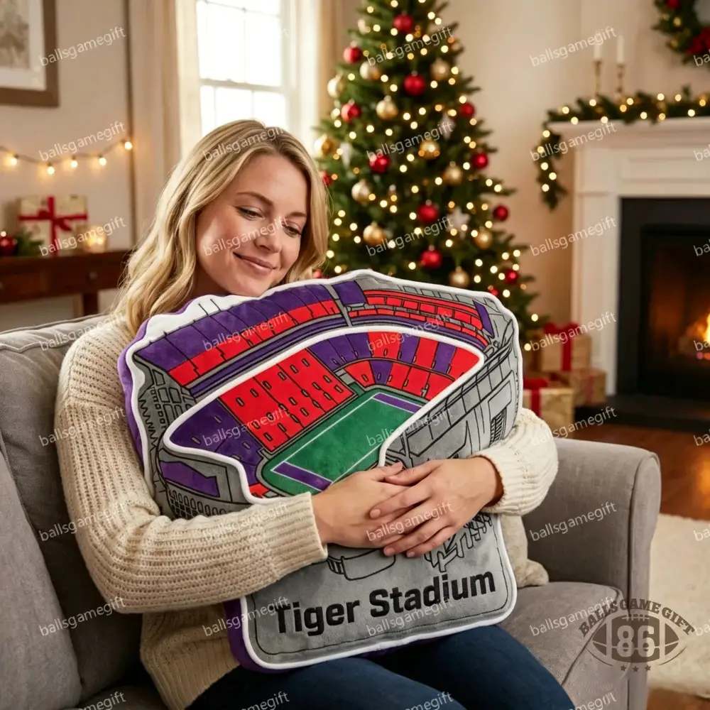 Tiger Stadium Plush Pillow