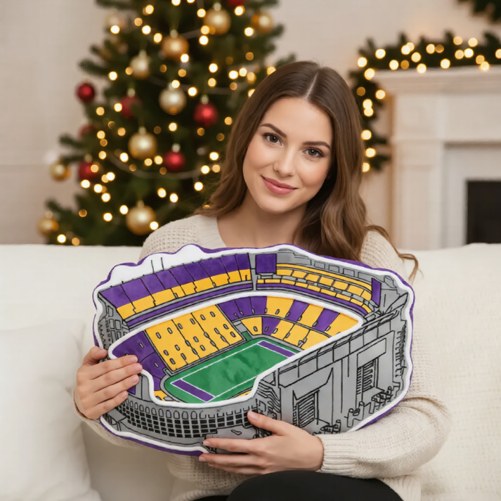Tiger Stadium Plush Pillow