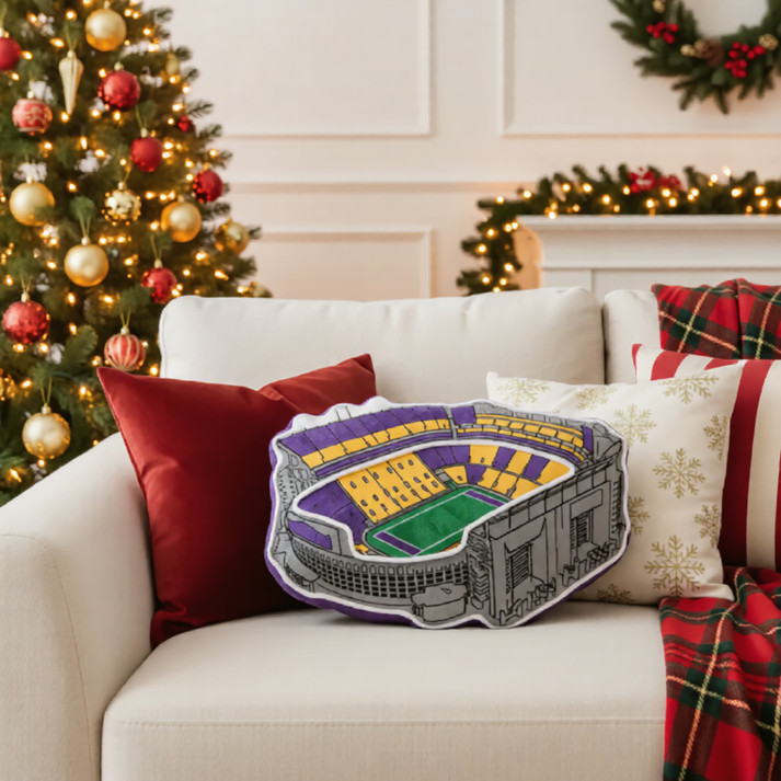 Tiger Stadium Plush Pillow