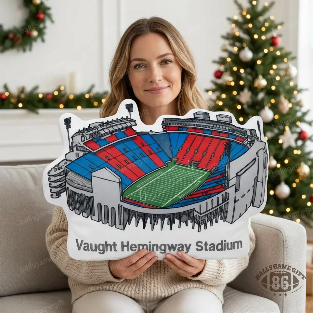 Vaught-Hemingway Stadium Plush Pillow