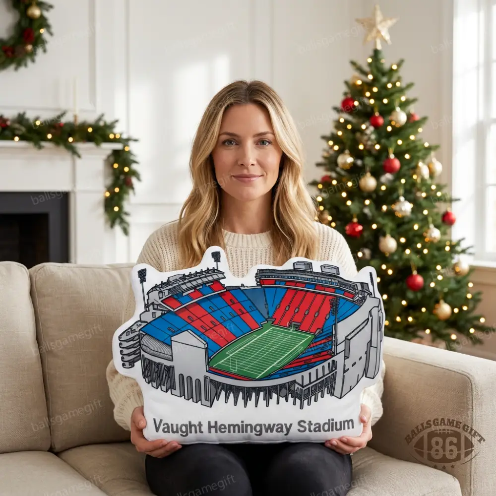 Vaught-Hemingway Stadium Plush Pillow