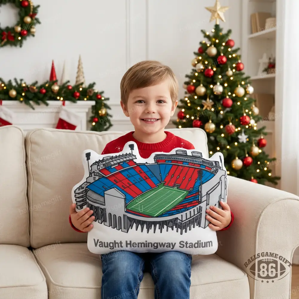Vaught-Hemingway Stadium Plush Pillow