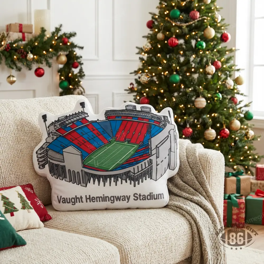 Vaught-Hemingway Stadium Plush Pillow