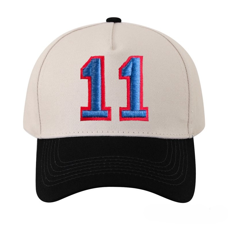 Proudstitch Custom Sports Number and Letter Hat Puff Embroidery Game Day Baseball Cap