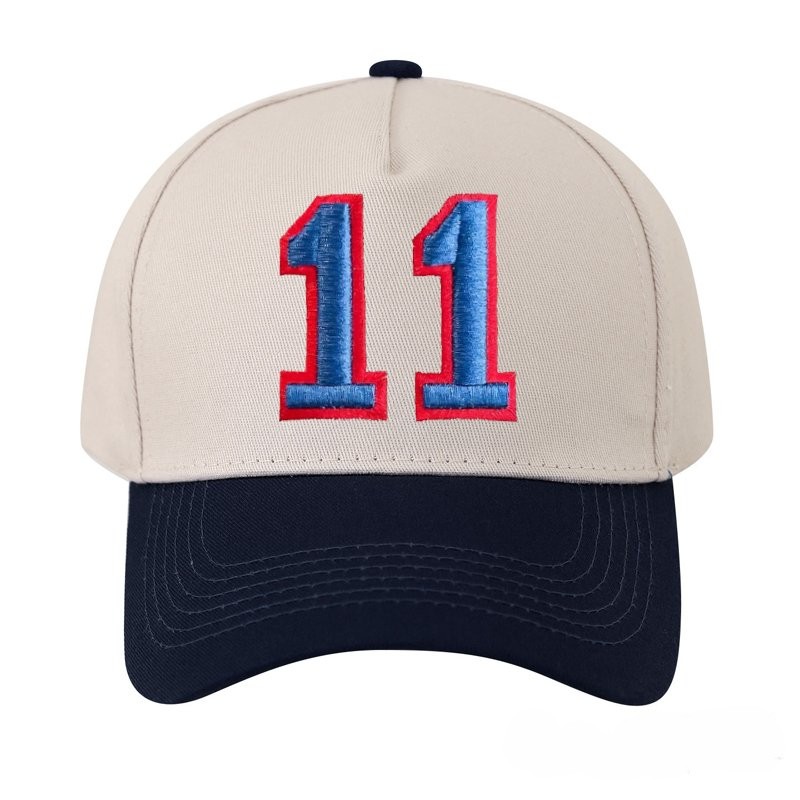 Proudstitch Custom Sports Number and Letter Hat Puff Embroidery Game Day Baseball Cap