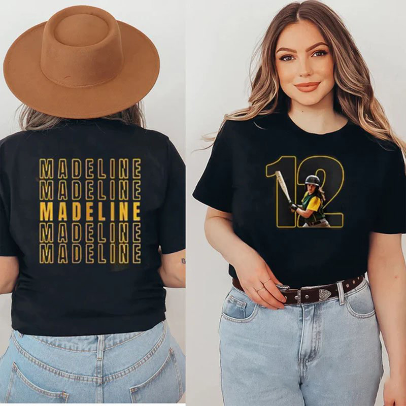 Proudstitch Custom Family Photo Sport T-Shirt Personalized Cheer Tee