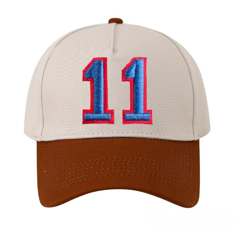 Proudstitch Custom Sports Number and Letter Hat Puff Embroidery Game Day Baseball Cap