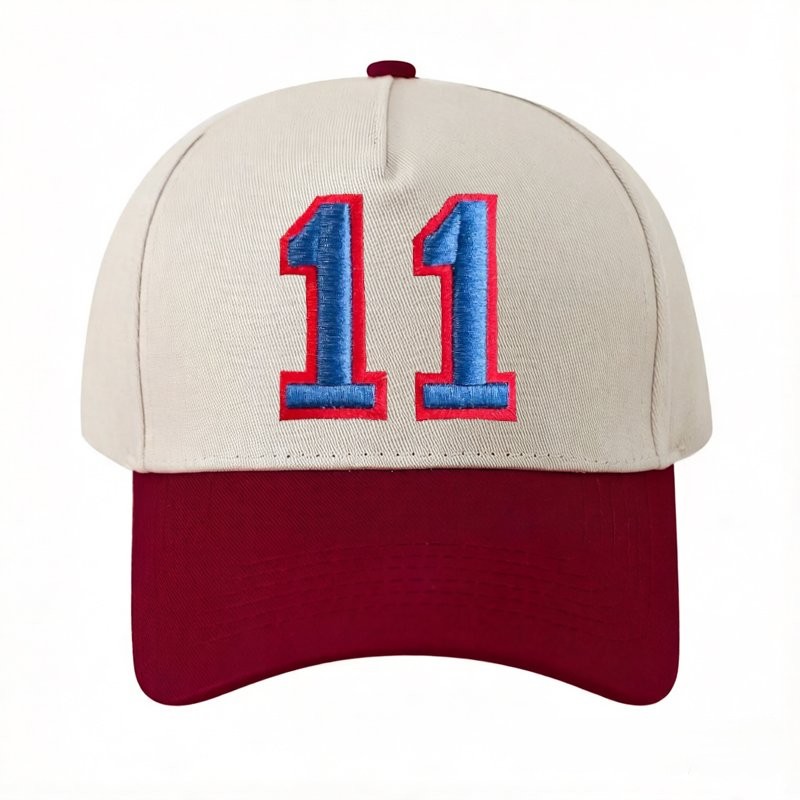 Proudstitch Custom Sports Number and Letter Hat Puff Embroidery Game Day Baseball Cap