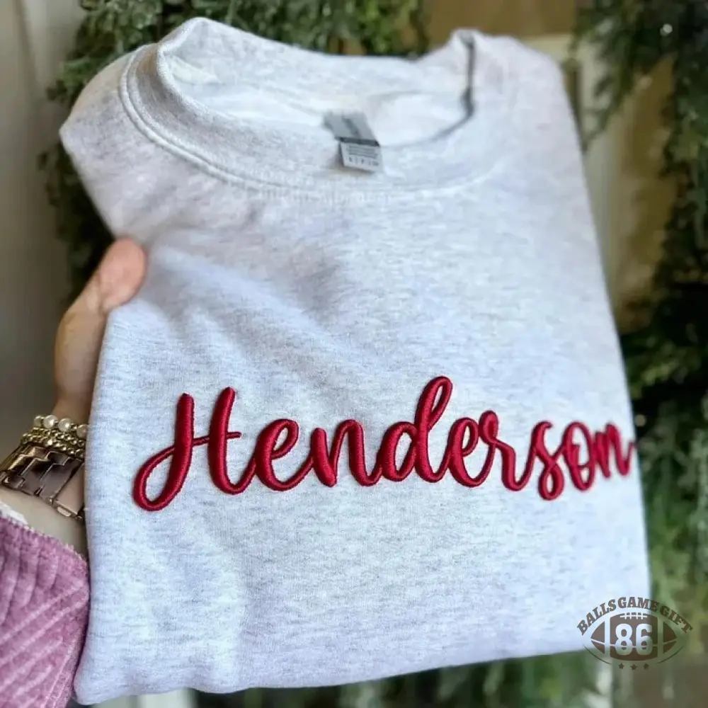 Personalized 3D PUFF Embroidery Sweatshirt Custom Mascot or Name