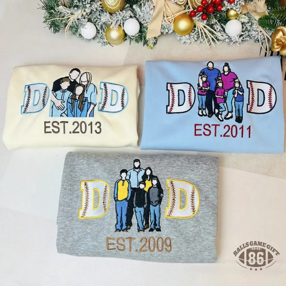 Proudstitch Embroidered Baseball Mom or Dad with Personalized Photo Baseball Mom Dad Sweatshirt