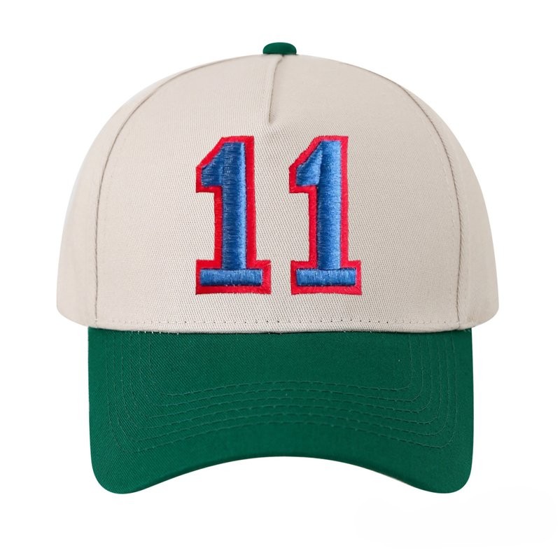 Proudstitch Custom Sports Number and Letter Hat Puff Embroidery Game Day Baseball Cap