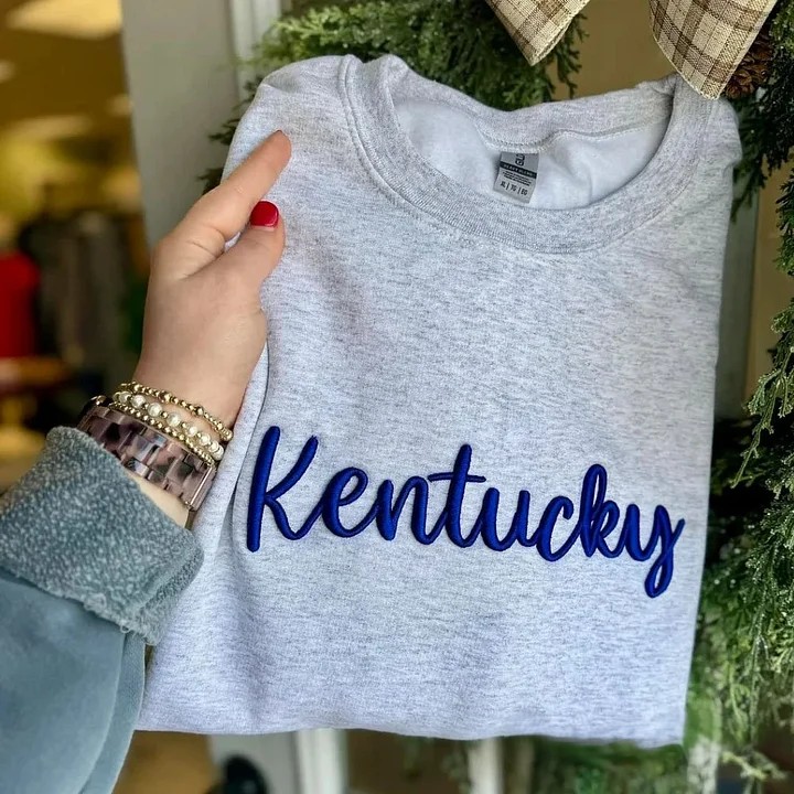 Personalized 3D PUFF Embroidery Sweatshirt Custom Mascot or Name