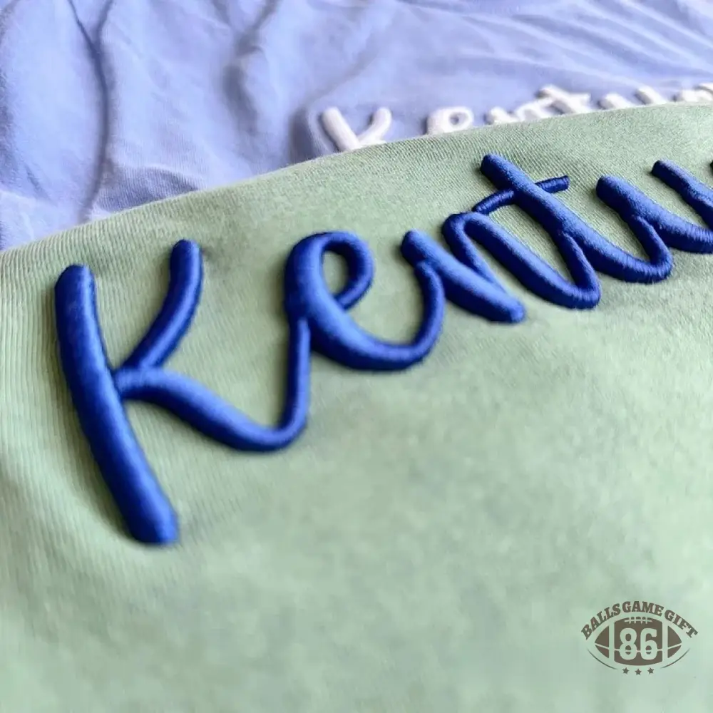 Personalized 3D PUFF Embroidery Sweatshirt Custom Mascot or Name