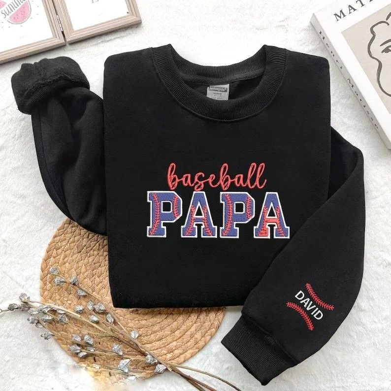 Embroidered Sport Mama Crewneck Sweatshirt Gifts for Sports Mom