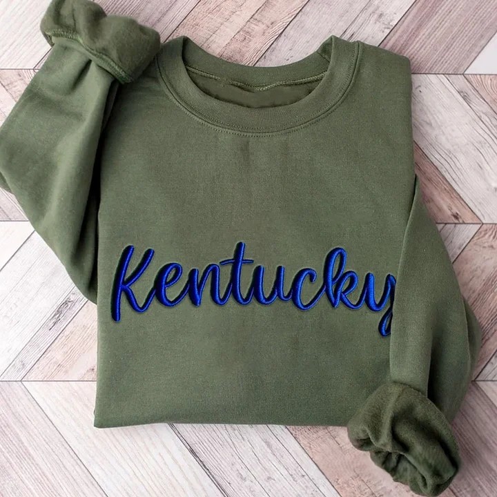 Personalized 3D PUFF Embroidery Sweatshirt Custom Mascot or Name
