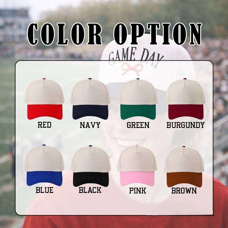 Proudstitch Custom Sports Number and Letter Hat Puff Embroidery Game Day Baseball Cap