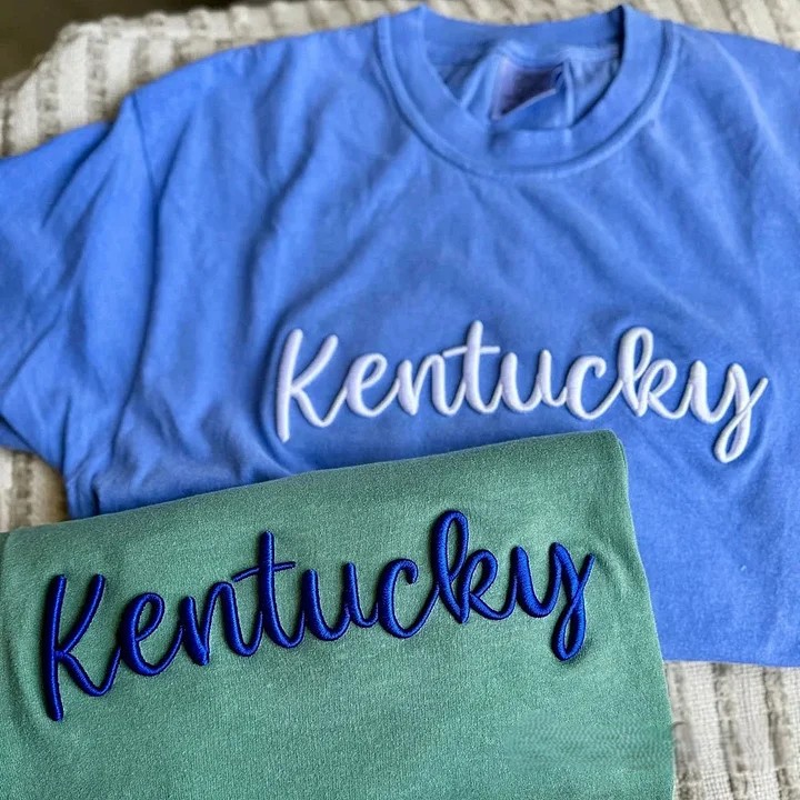 Personalized 3D PUFF Embroidery Sweatshirt Custom Mascot or Name